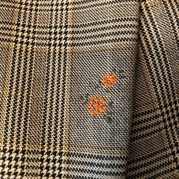 Brooks-Brothers Embroidered Plaid Blazer - Picture 4 of 7